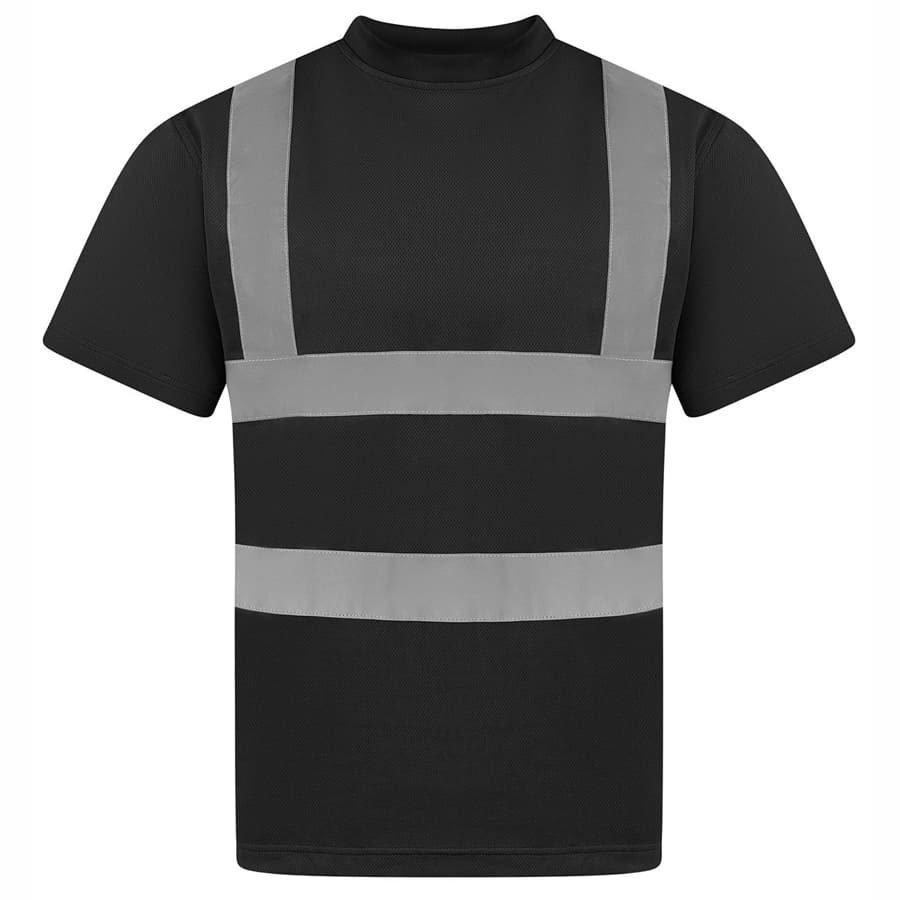 T-SHIRT-HI-VIZ-Nero