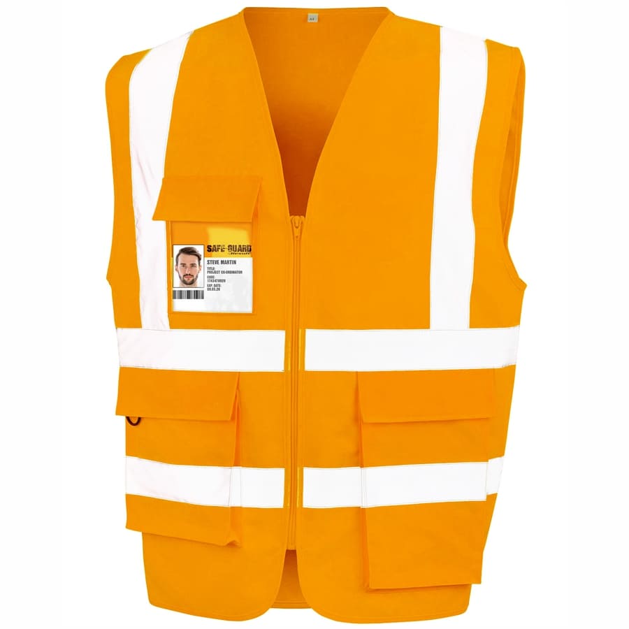 GILET-SICUREZZA-Arancio fluo