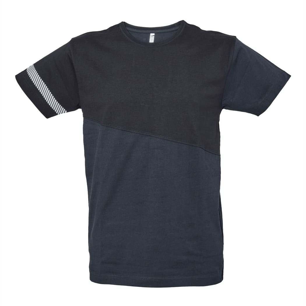 T-SHIRT-BICOLORE-MAASTRICHT-Nero/Blu