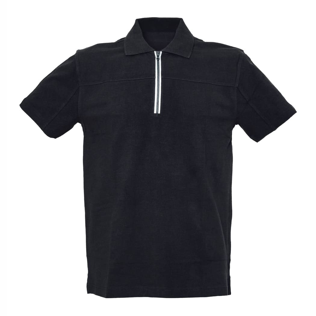 POLO-BICOLORE-GORIZIA-Nero
