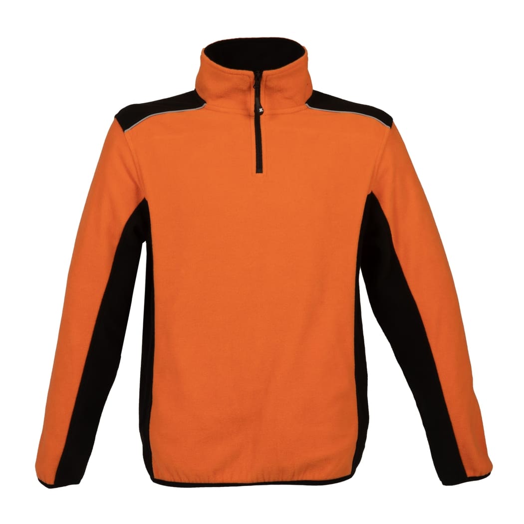 PILE-ANTIPILLING-UOMO-NEW-RIGA-Arancione/Nero