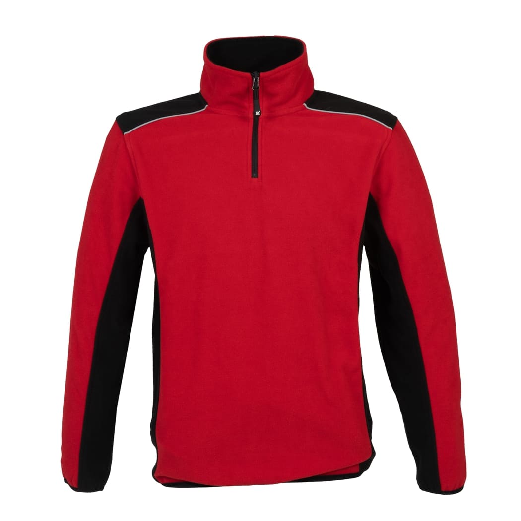 PILE-ANTIPILLING-UOMO-NEW-RIGA-Rosso/Nero
