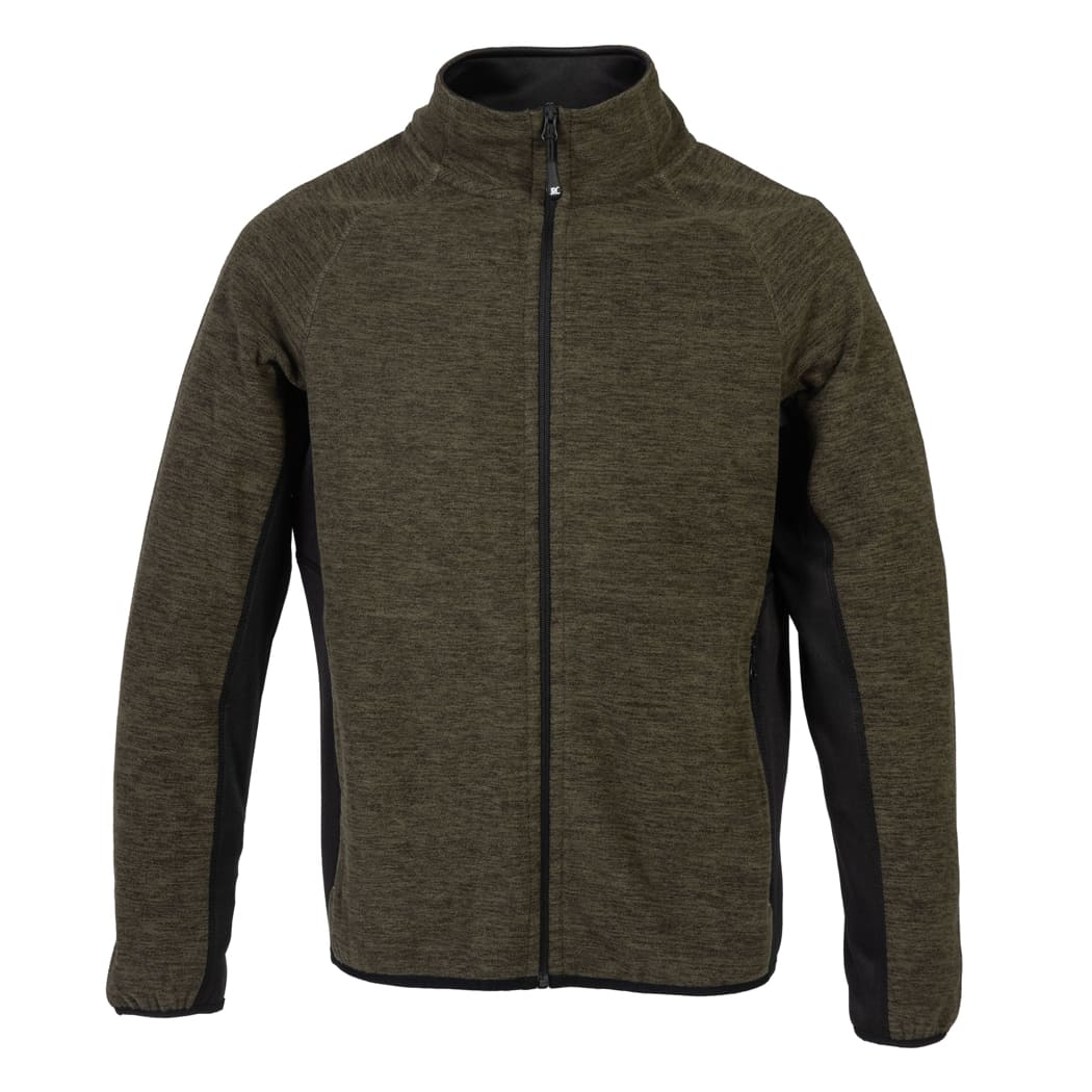 PILE-UOMO-ZIP-LUNGA-GINEVRA-Verde militare