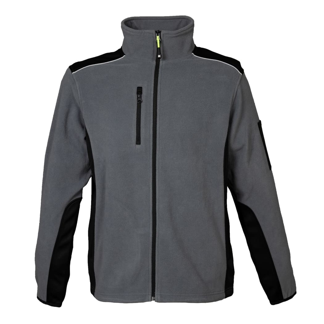 PILE-BICOLORE-ZIP-LUNGA-BALTIC-Grigio/Nero
