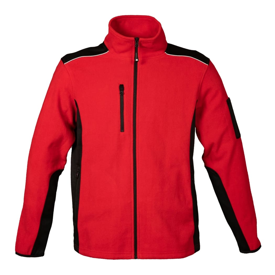 PILE-BICOLORE-ZIP-LUNGA-BALTIC-Rosso/Nero