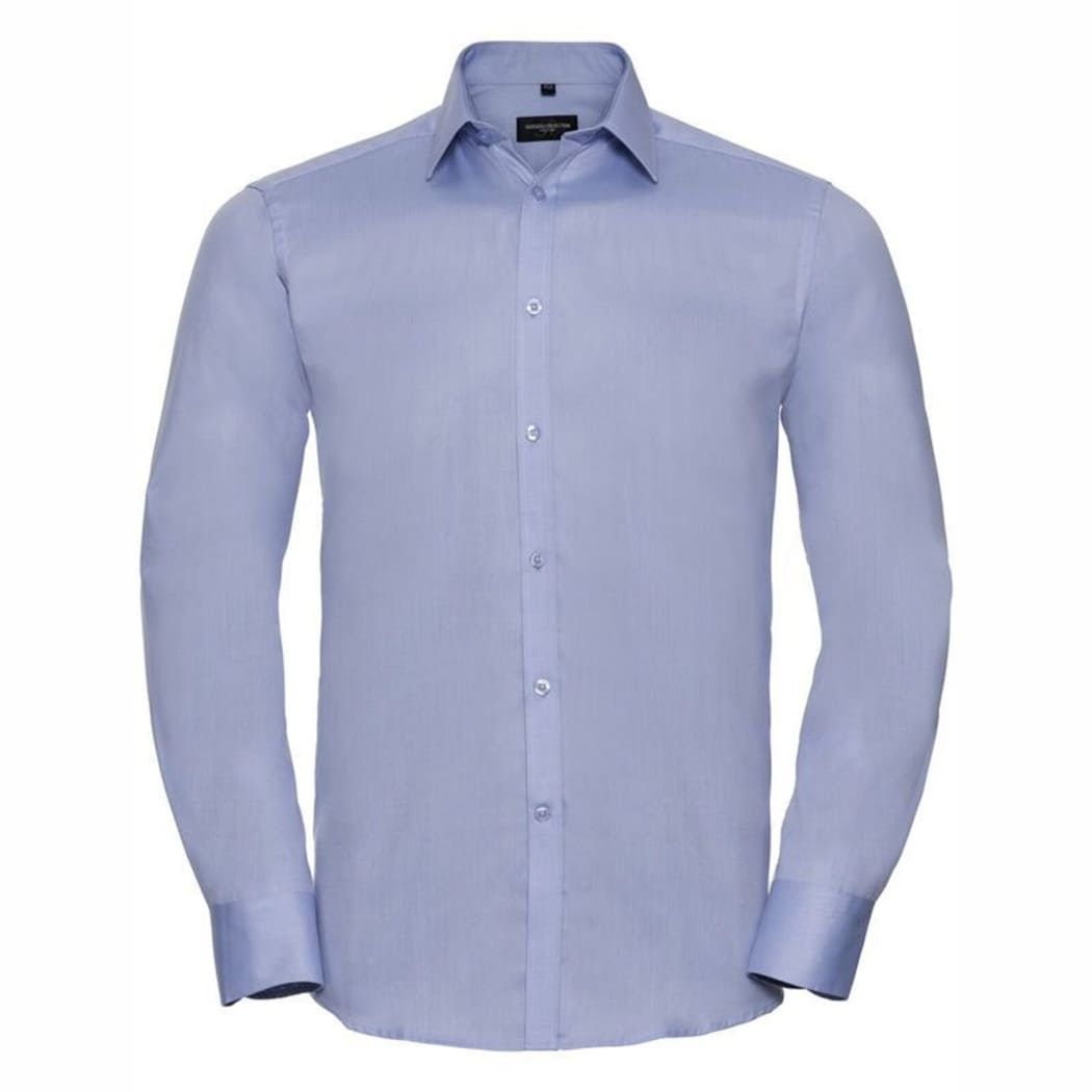 CAMICIA-TAILORED-HERRINGBONE-M/L-Blu chiaro