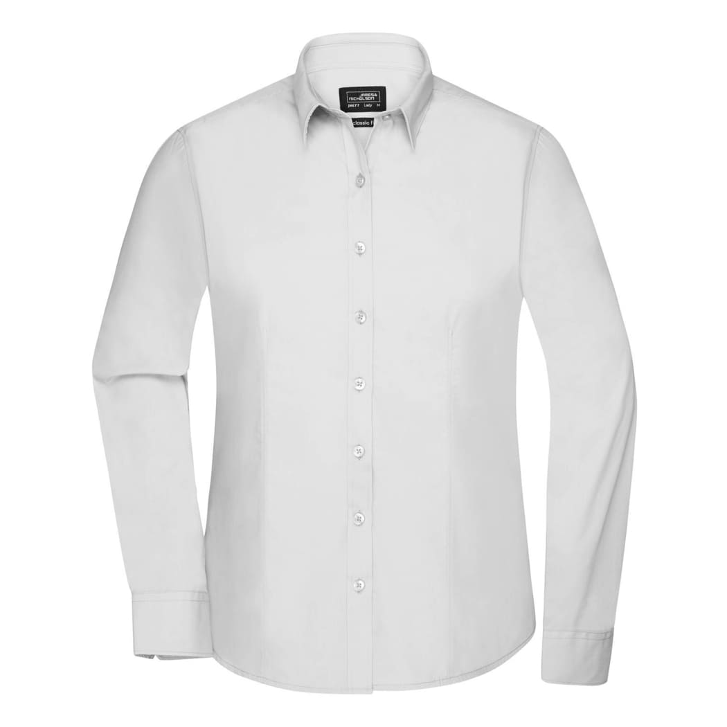 CAMICIA-DONNA-MANICA-LUNGA-POPLIN-Bianco