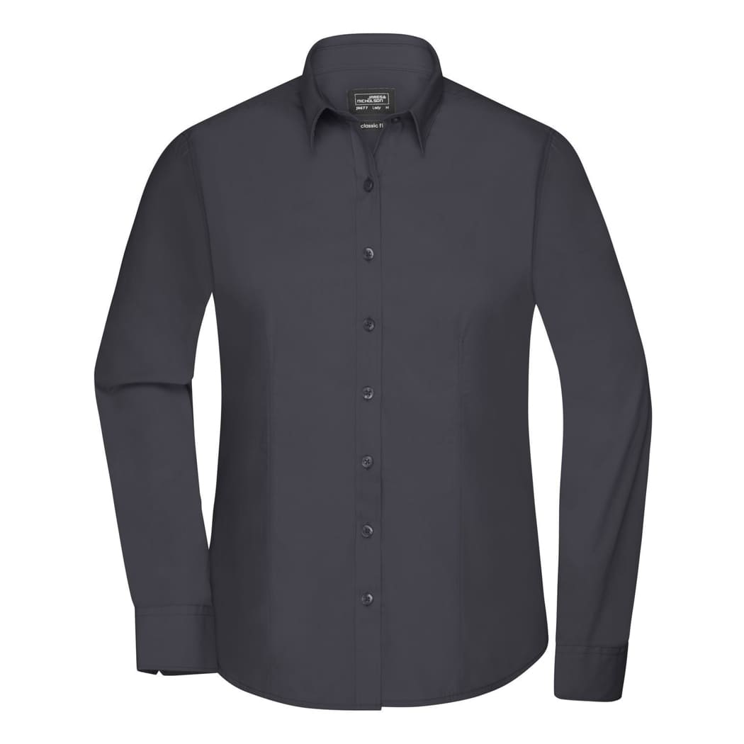 CAMICIA-DONNA-MANICA-LUNGA-POPLIN-Carbone