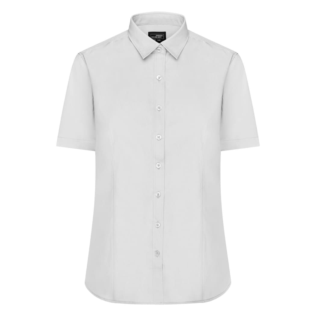CAMICIA-DONNA-MANICA-CORTA-IN-POPLIN-Bianco