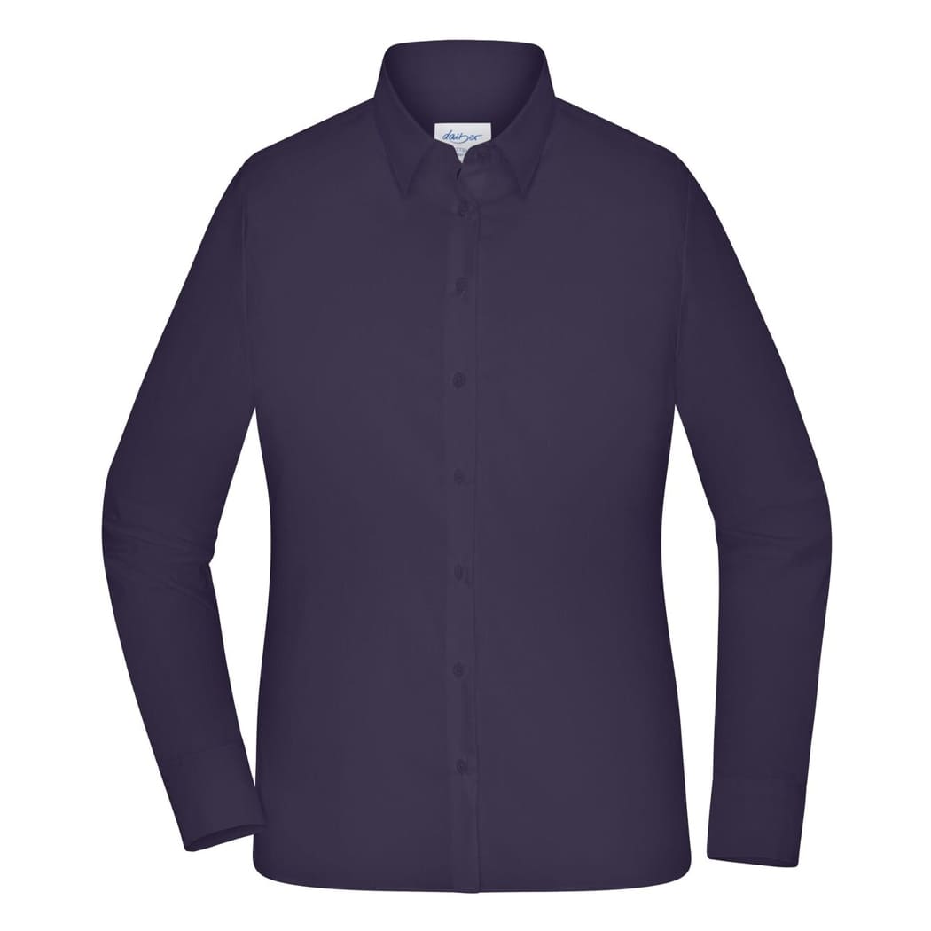 CAMICIA-DONNA-MODERN-FIT-Viola scuro