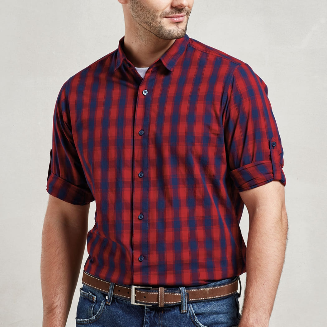 CAMICIA-UOMO-MULLIGAN-CHECK-COTTON-BAR