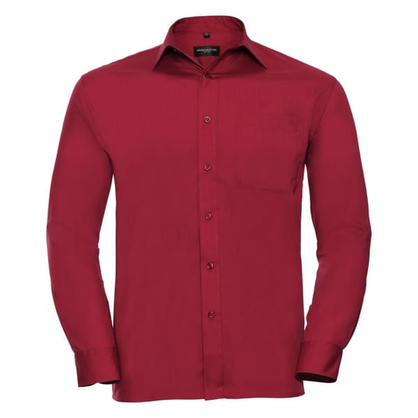 CAMICIA-STIRO-FACILE-Rosso