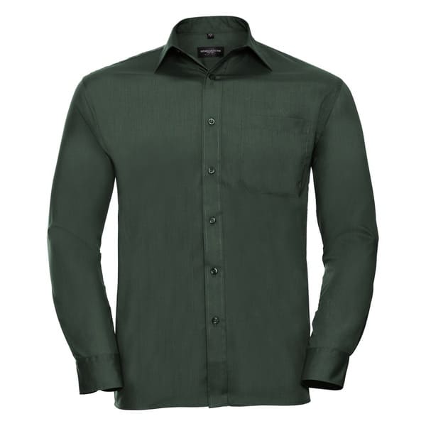 CAMICIA-STIRO-FACILE-Verde bottiglia