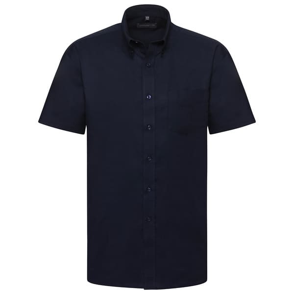 CAMICIA-OXFORD-M/C-Blu navy