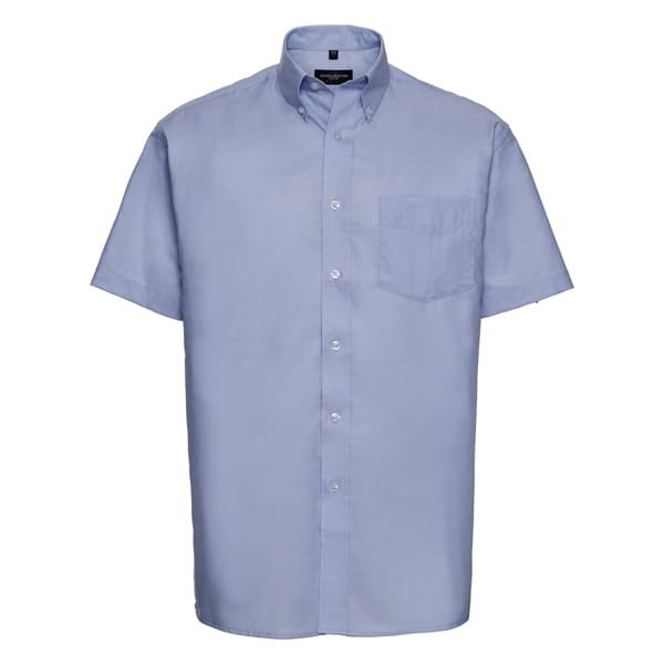 CAMICIA-OXFORD-M/C-Blu oxford