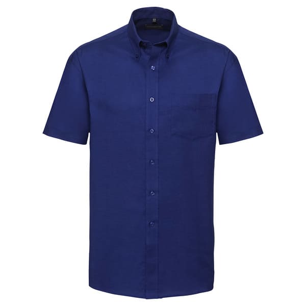 CAMICIA-OXFORD-M/C-Blu royal