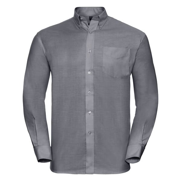 CAMICIA-OXFORD-M/L-Argento