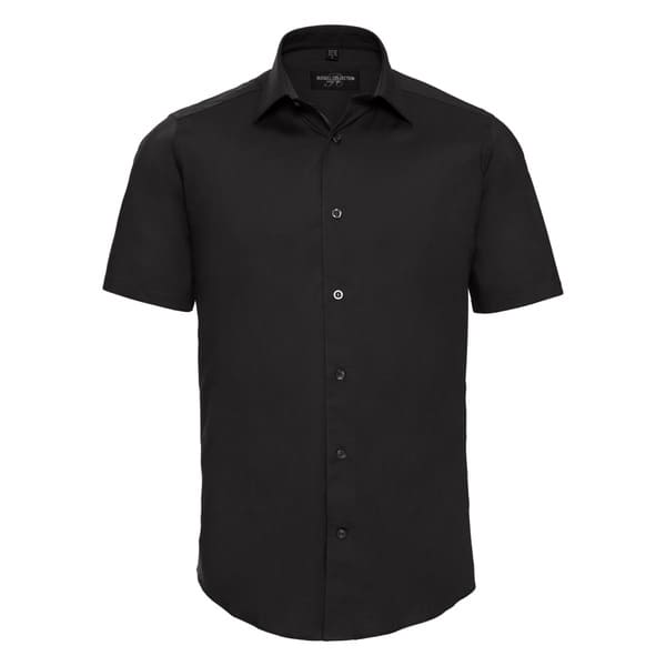 CAMICIA-ATTILLATA-M/C-Nero