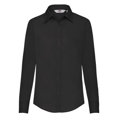 CAMICIA-POPLIN-M/L-Nero