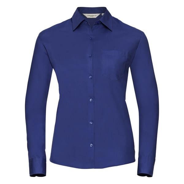 CAMICIA-POPELINE-M/L-Blu