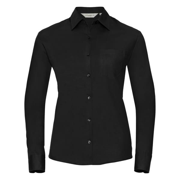 CAMICIA-POPELINE-M/L-Nero