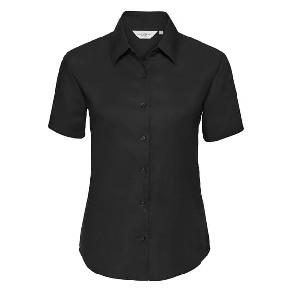 CAMICIA-OXFORD-M/C-Nero