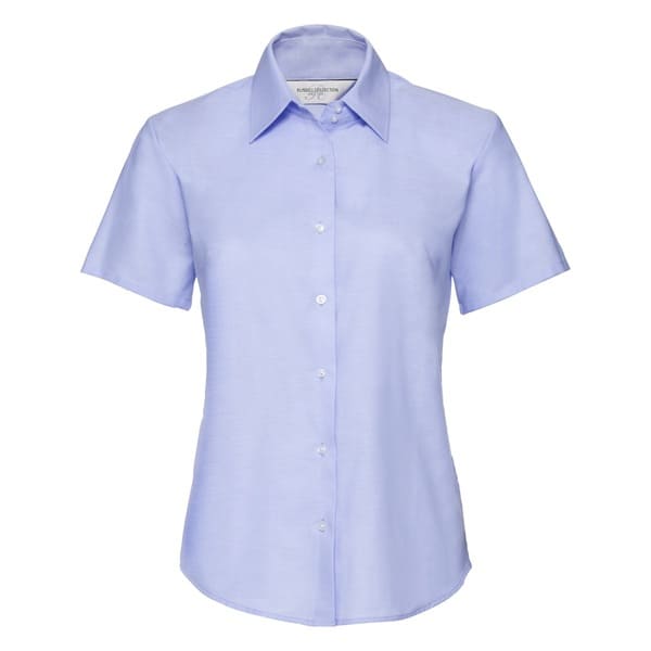 CAMICIA-OXFORD-M/C-Blu oxford