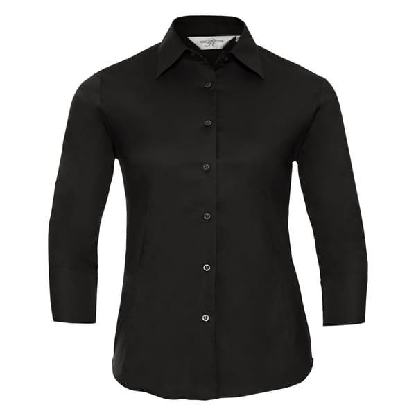 CAMICIA-ATTILLATA-3/4-Nero