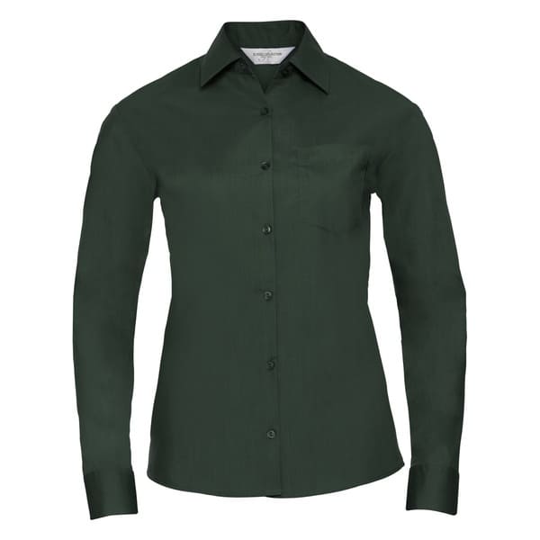 CAMICIA-STIRO-FACILE-Verde bottiglia