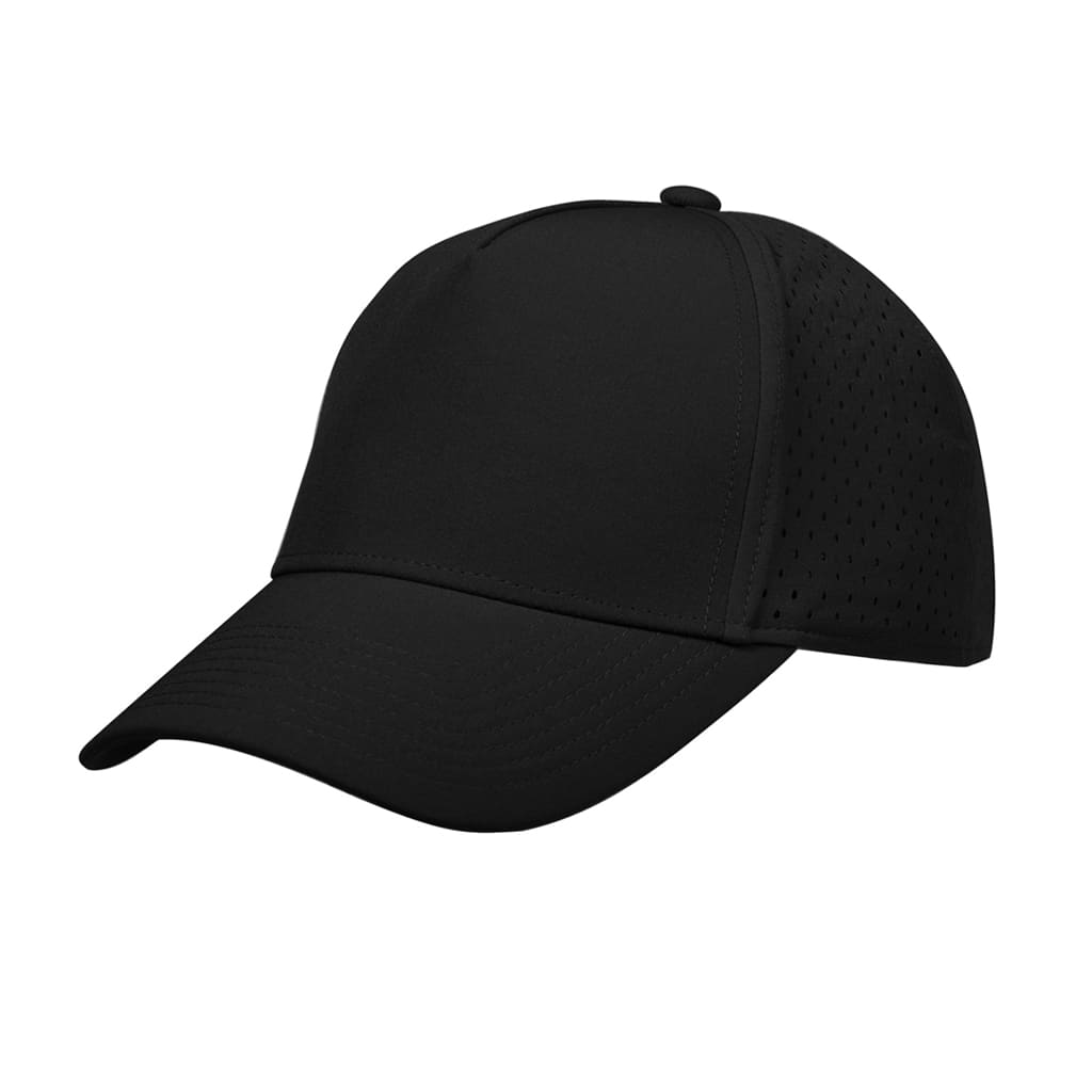 CAPPELLINO-GOLF-POLIESTERE-MICROFORATO-Nero