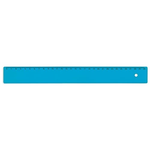RIGHELLO-30-CM-IN-PLASTICA-Azzurro