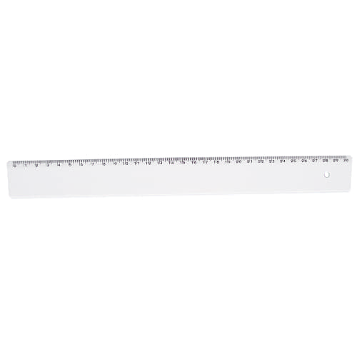 RIGHELLO-30-CM-IN-PLASTICA-Bianco