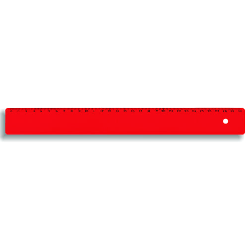 RIGHELLO-30-CM-IN-PLASTICA-Rosso