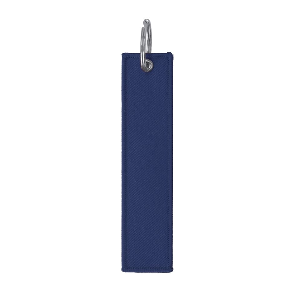 PORTACHIAVI-IN-TESSUTO-POLIESTERE-PERSONALIZZABILE-Blu navy