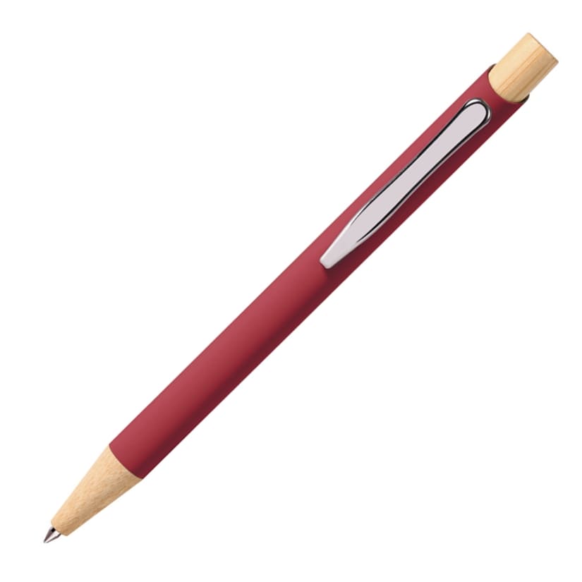 PENNA-SFERA-IN-ALLUMINIO-SOFT-TOUCH-Rosso