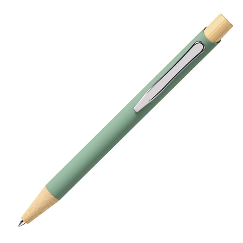 PENNA-SFERA-IN-ALLUMINIO-SOFT-TOUCH-Verde salvia
