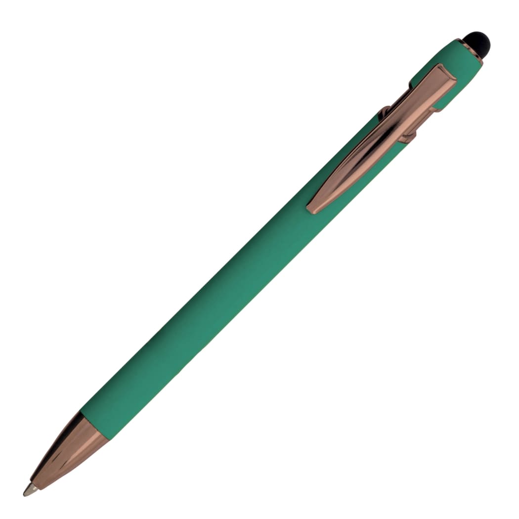PENNA-TOUCH-IN-ALLUMINIO-GOMMATO-Verde