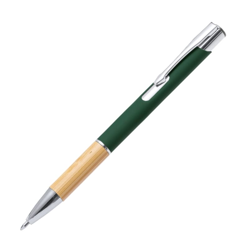 PENNA-SFERA-in-alluminio-e-bamboo-Verde
