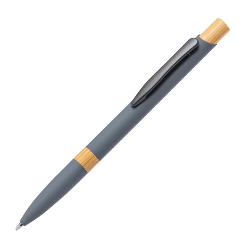 PENNA-SFERA-in-alluminio-e-bamboo-Grigio