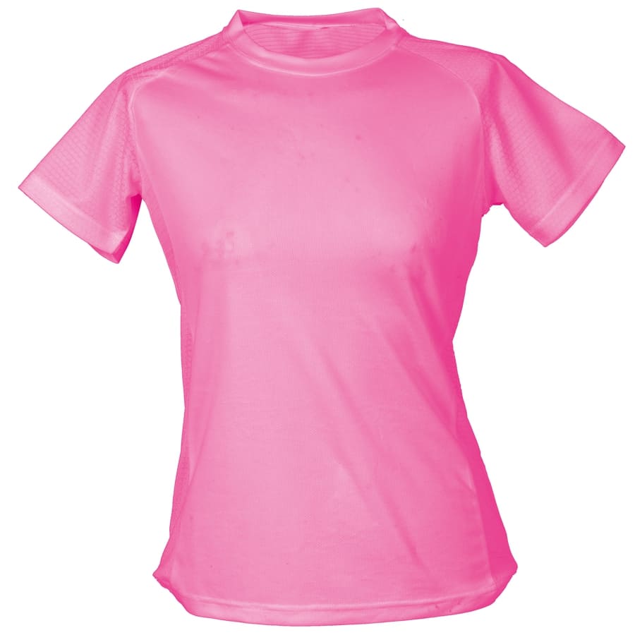 T-SHIRT-MONTEVIDEO-LADY-Rosa fluo