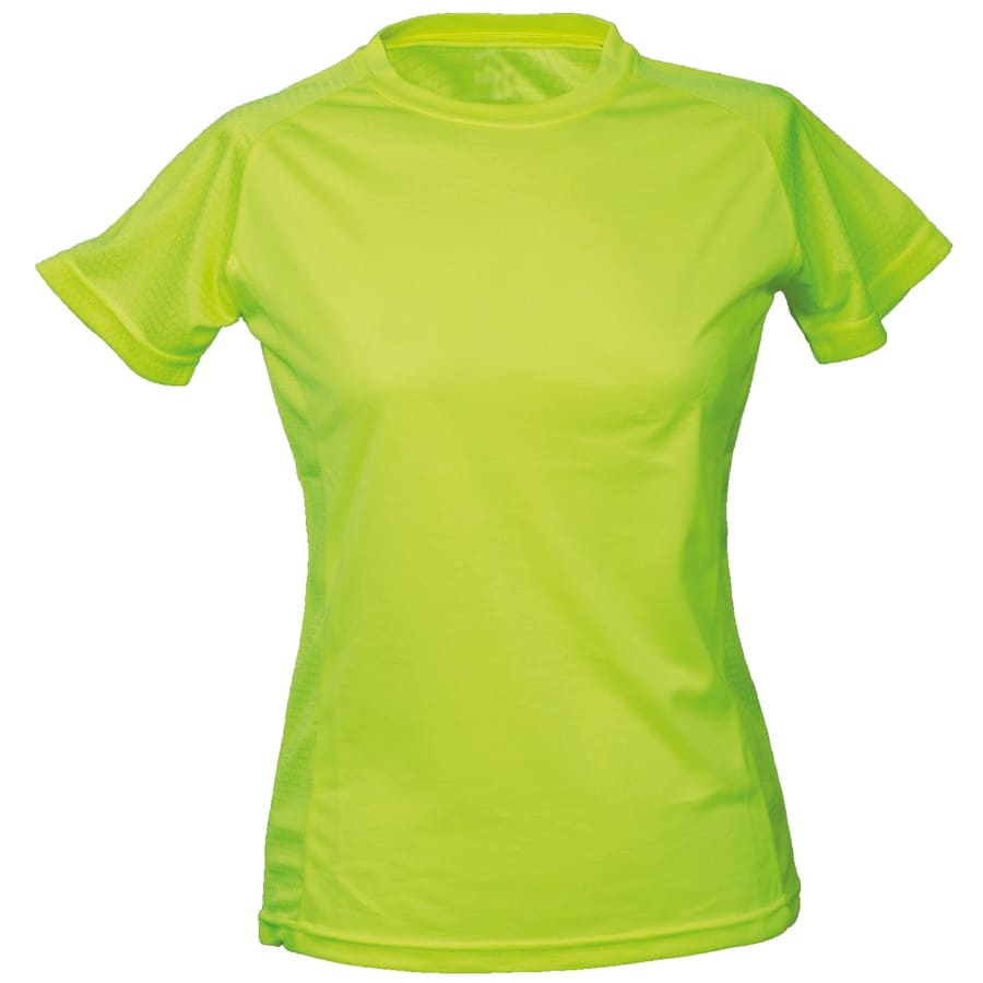 T-SHIRT-MONTEVIDEO-LADY-Giallo fluo