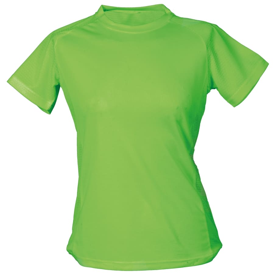 T-SHIRT-MONTEVIDEO-LADY-Verde fluo