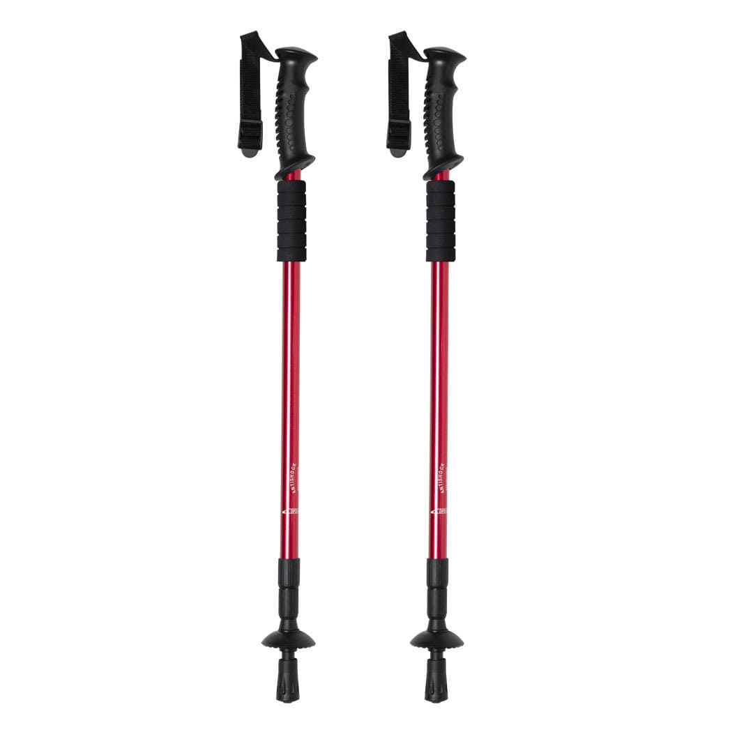 COPPIA-BASTONI-TREKKING-IN-ALLUMINIO-Rosso