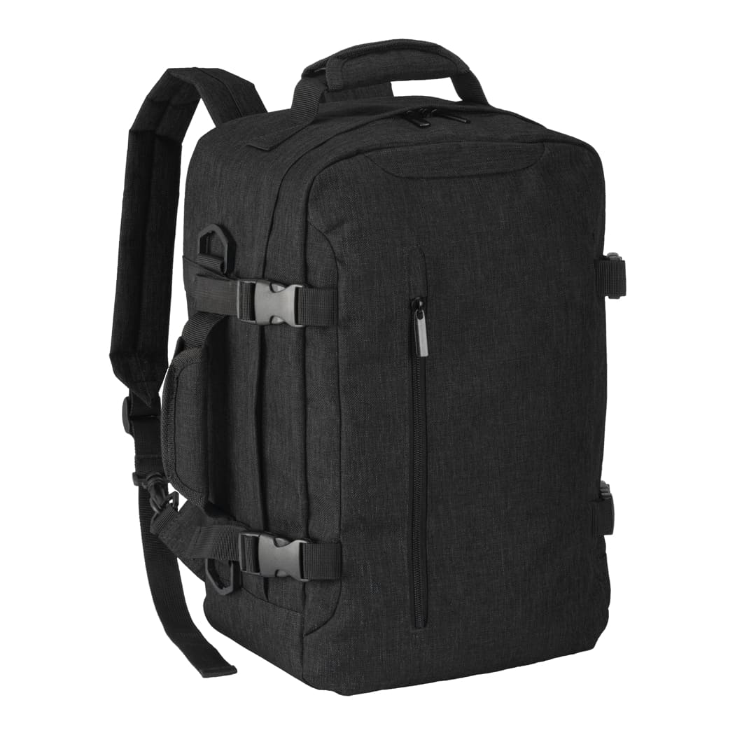 BORSA/ZAINO-IN-POLIESTERE-MELANGE-Nero