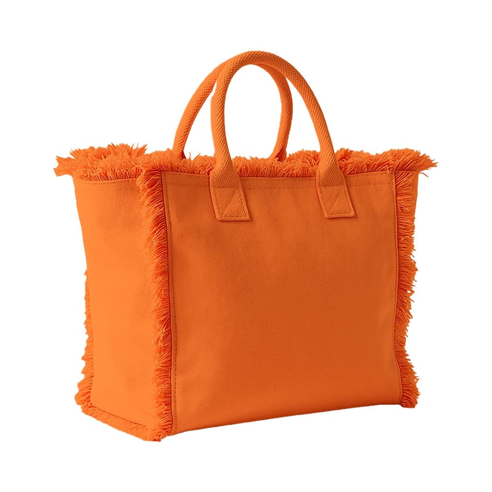 BORSA-MARE-IN-COTONE-COLORATO-CON-FRANGE-Arancione