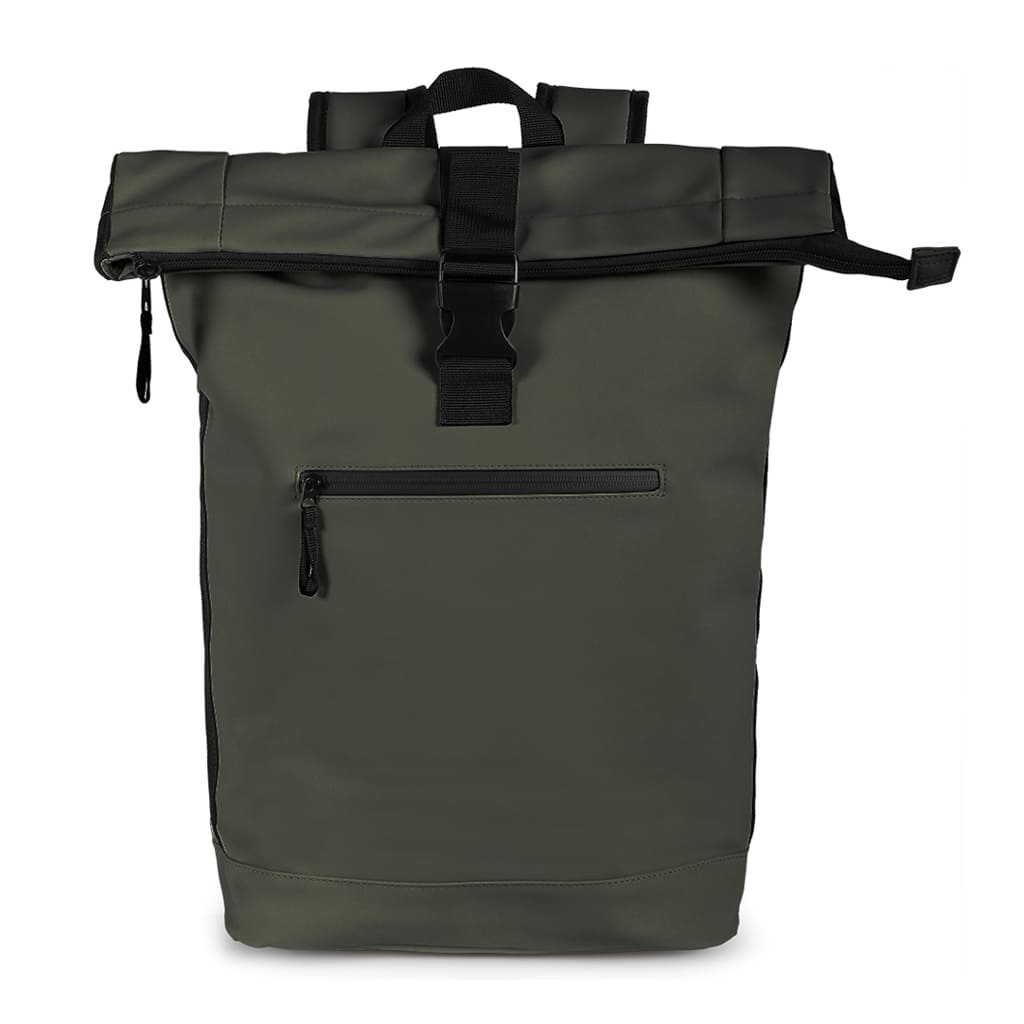 ZAINO-MULTIUSO-IN-PU-SOFT-TOUCH-Verde militare