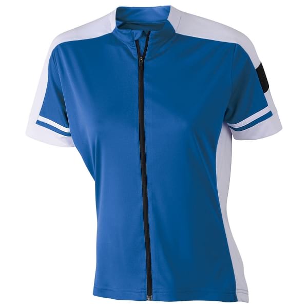 BIKE-T-FULL-ZIP-DONNA-Blu cobalto