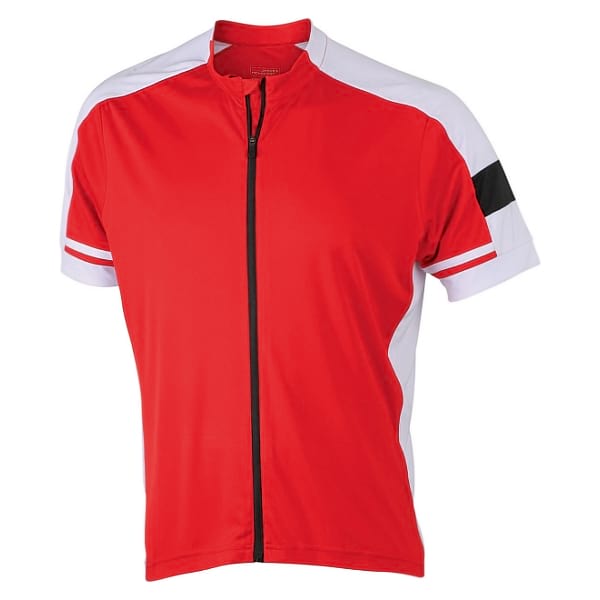 BIKE-T-FULL-ZIP-UOMO-Rosso