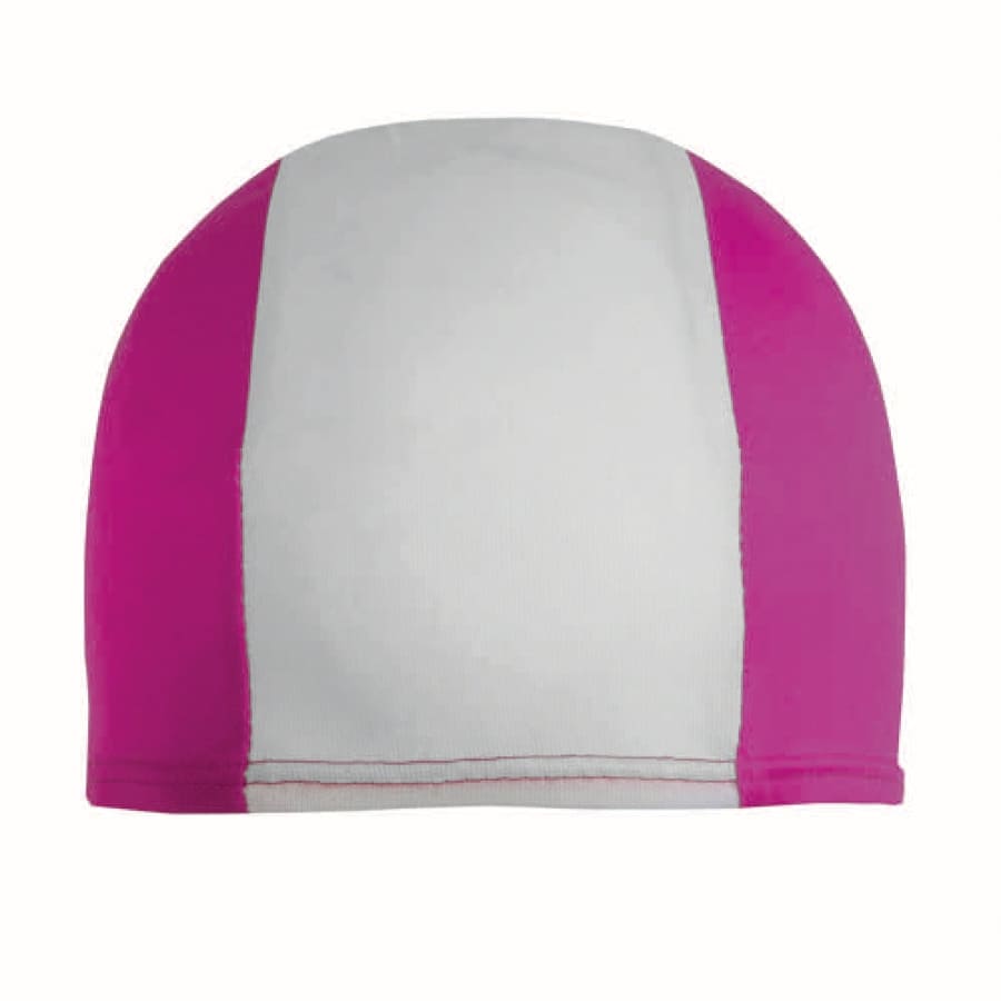CUFFIA-DA-PISCINA-Bianco/Fucsia