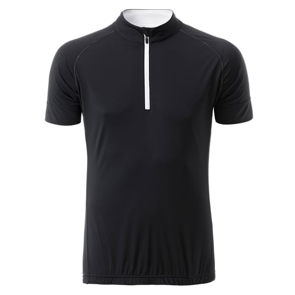 BIKE-T-HALF-ZIP-UOMO-Nero/Bianco